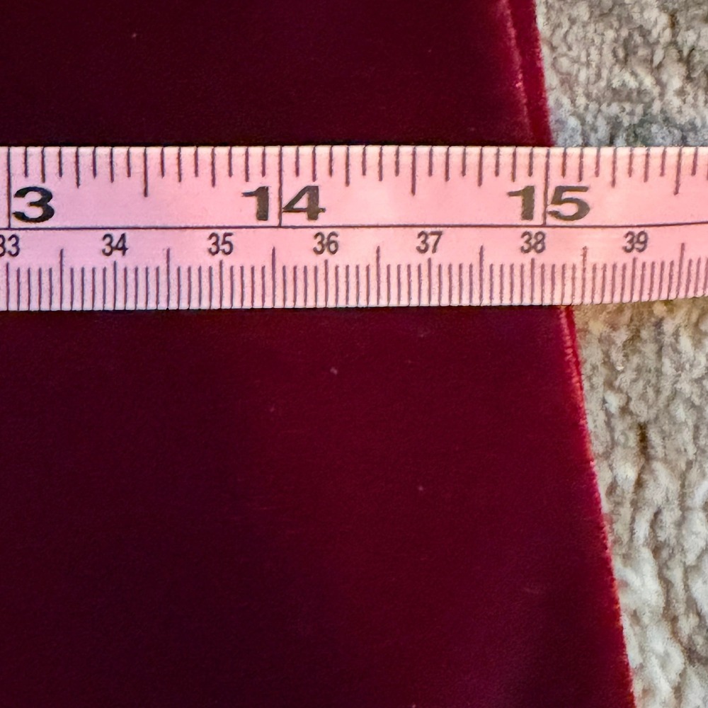 ASTR The Label Arista Burgundy Velvet Strapless U-Wire Ruched Midi Dress Large - Picture 11 of 11